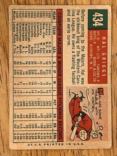 1959 Topps Baseball Singoli - Numeri 400-506 - Scegli la tua carta - Aggiorna il tuo set- - Foto 189 di 501