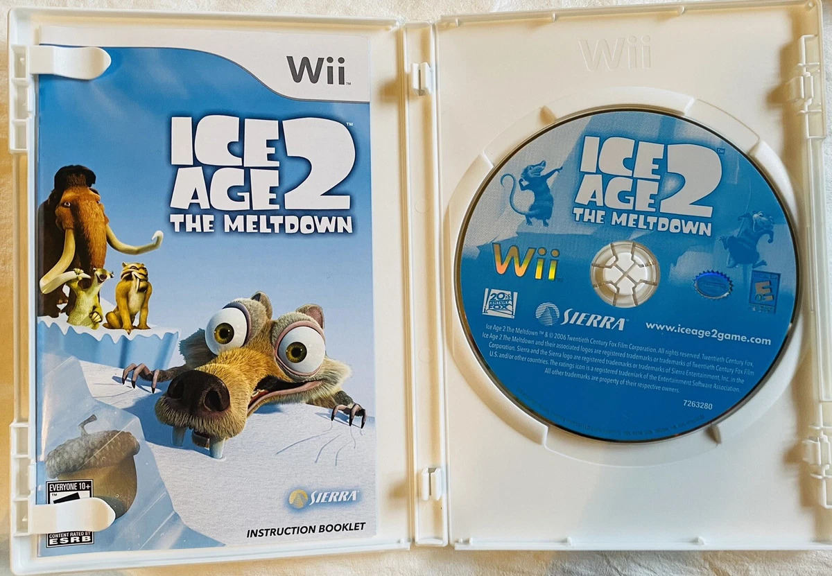 Ice Age 2 The Meltdown Nintendo Wii 2006 Game by Sierra Tested