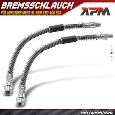 2x Bremsschlauch Bremsschläuche Hinten L+R für Mercedes-Benz SL R231 350 400 500