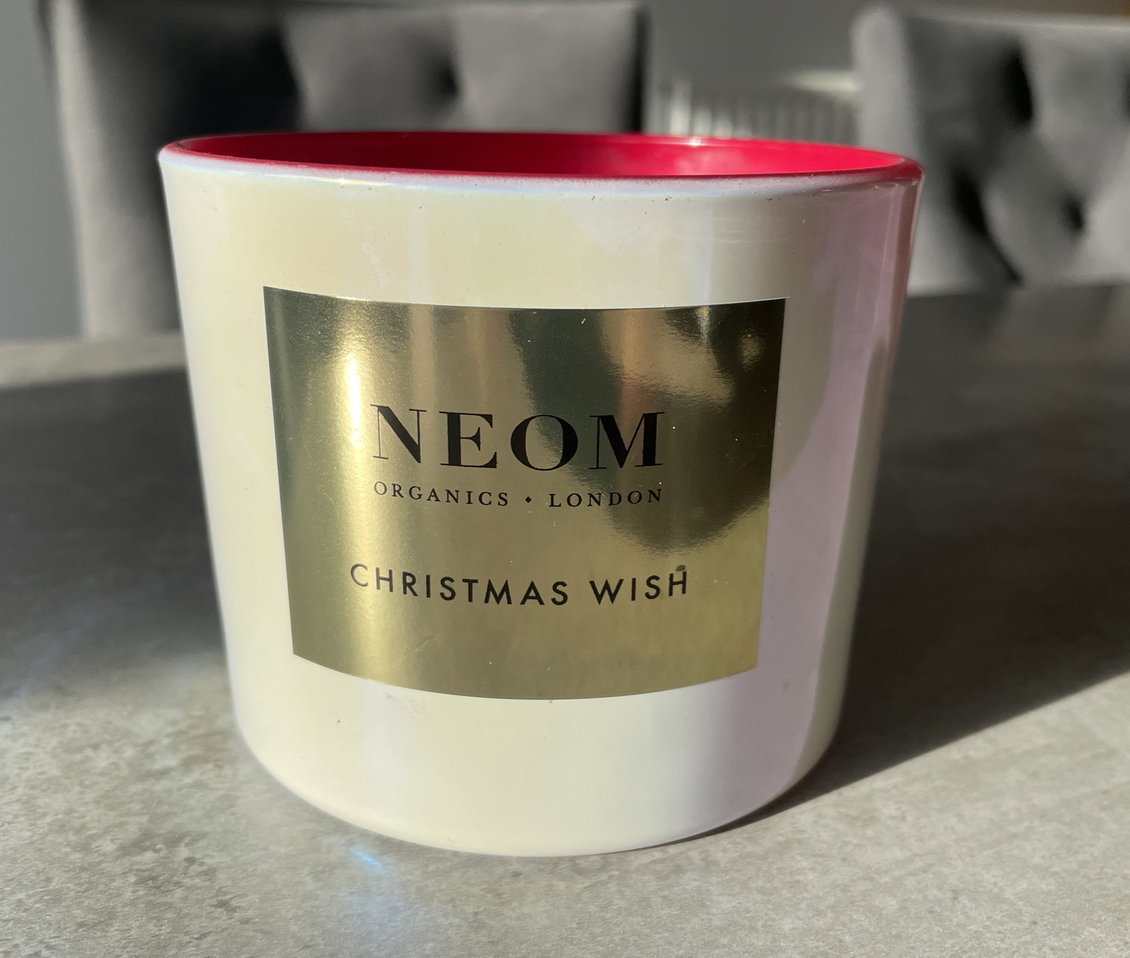 EMPTY Neom Christmas Wish 3 Wick Candle & Box (420g) eBay