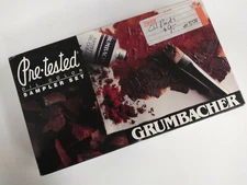 Grumbacher pretested oil color sampler set (Oil Paint) new Set (5) 1.25fl oz ART