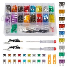 Car Fuse Assortment Assorted Kit Blade Set Auto 306 pcs Truck Automotive