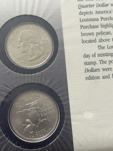 2002,2006,2007 US Mint First Day Issue State Quarter Coin Set Sealed - Picture 3 of 4