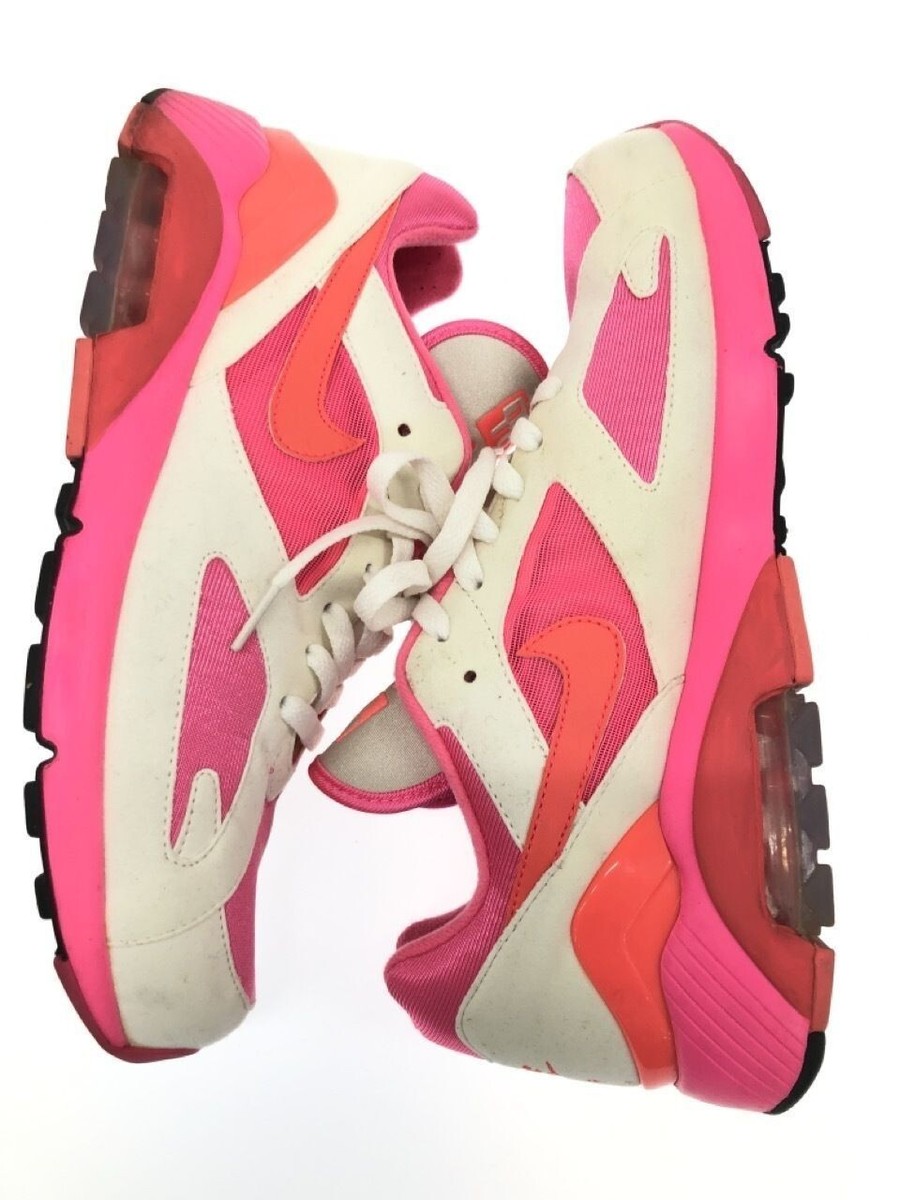 Comme des Garçons x Nike Air Max 180 'White Pink' Men's US