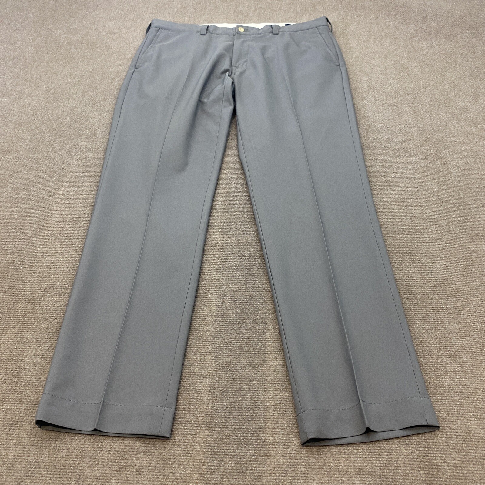 Polo Ralph Lauren Pants Men's Size 36x32 Gray Lightweight Polyester Modern Golf