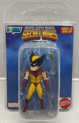 Mattel Marvel Super Heroes Secret Wars 2 Wolverine Micro Bobble Head See Photos!
