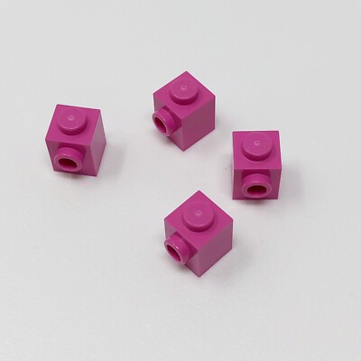 87087 LEGO Parts Brick Modified 1x1 w/ Stud On 1 Side DARK PINK (4
