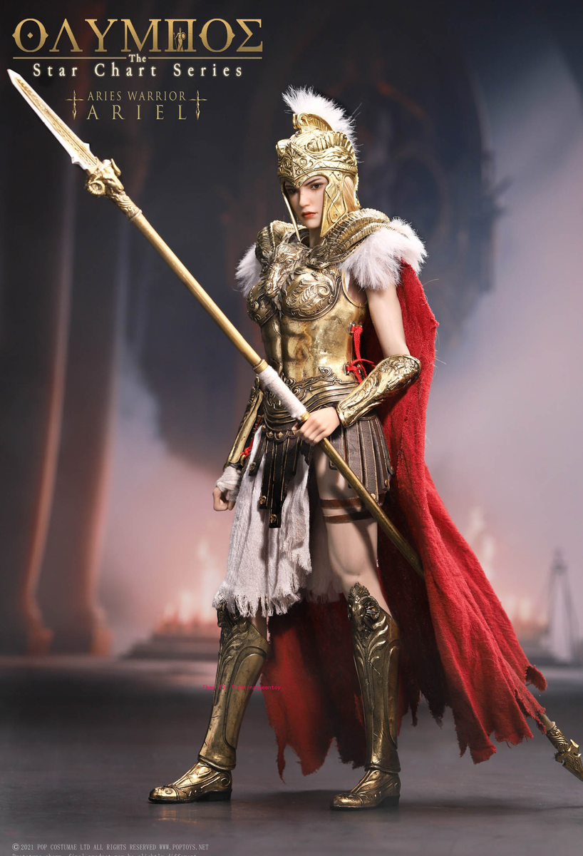 POP COSTUME 黄道十二星座 おひつじ 牡羊座 エリアル OSC-003 POP COSTUME OSC-003 1/6 Aries Warrior Ariel Olympus Star