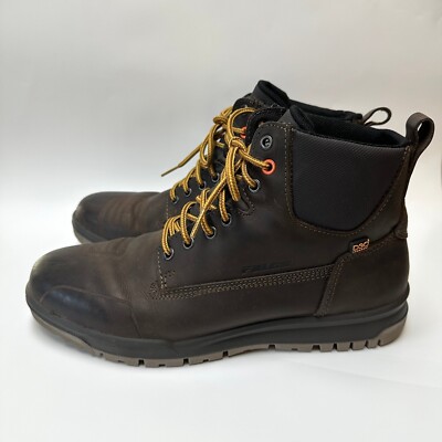 Falco Patrol Boots Mens Size US EU 43 Leather Brown Motorcycle Riding 