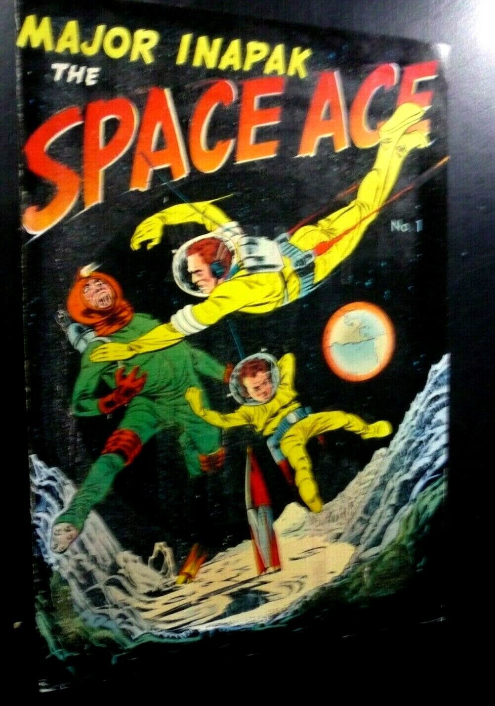 MAJOR INAPAK THE SPACE ACE #1 GOLDEN AGE GIVEAWAY COMIC - 1951 ovaltine