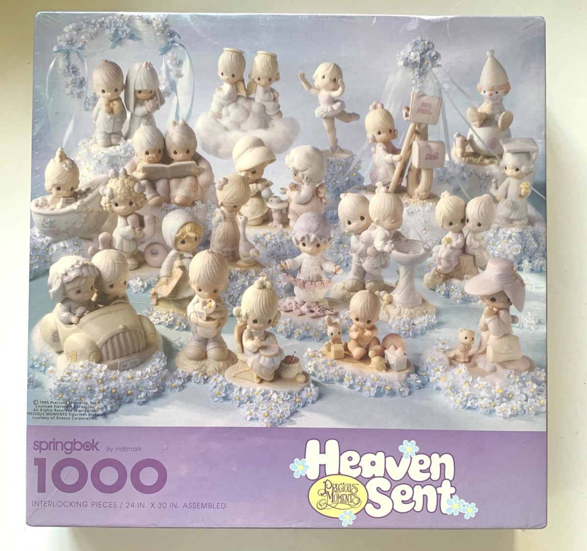 Precious Memories SHIROBAKO ポイント232点 Vintage SPRINGBOK Puzzle HEAVEN SENT Precious Moments 1000-Piece