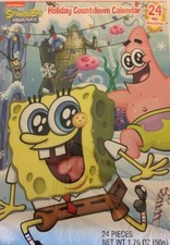 Nickelodeon SpongeBob Squarepants Christmas Holiday Countdown Calendar 24 Chocol