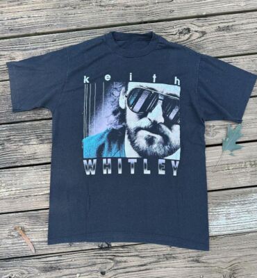 VTG Legend Country Keith Whitley Tee Shirt Classic Black Unisex S-5XL