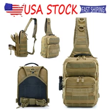 Tactical Backpack Military Rover Sling Bag Pack Molle Assault Range Shoulder Bag