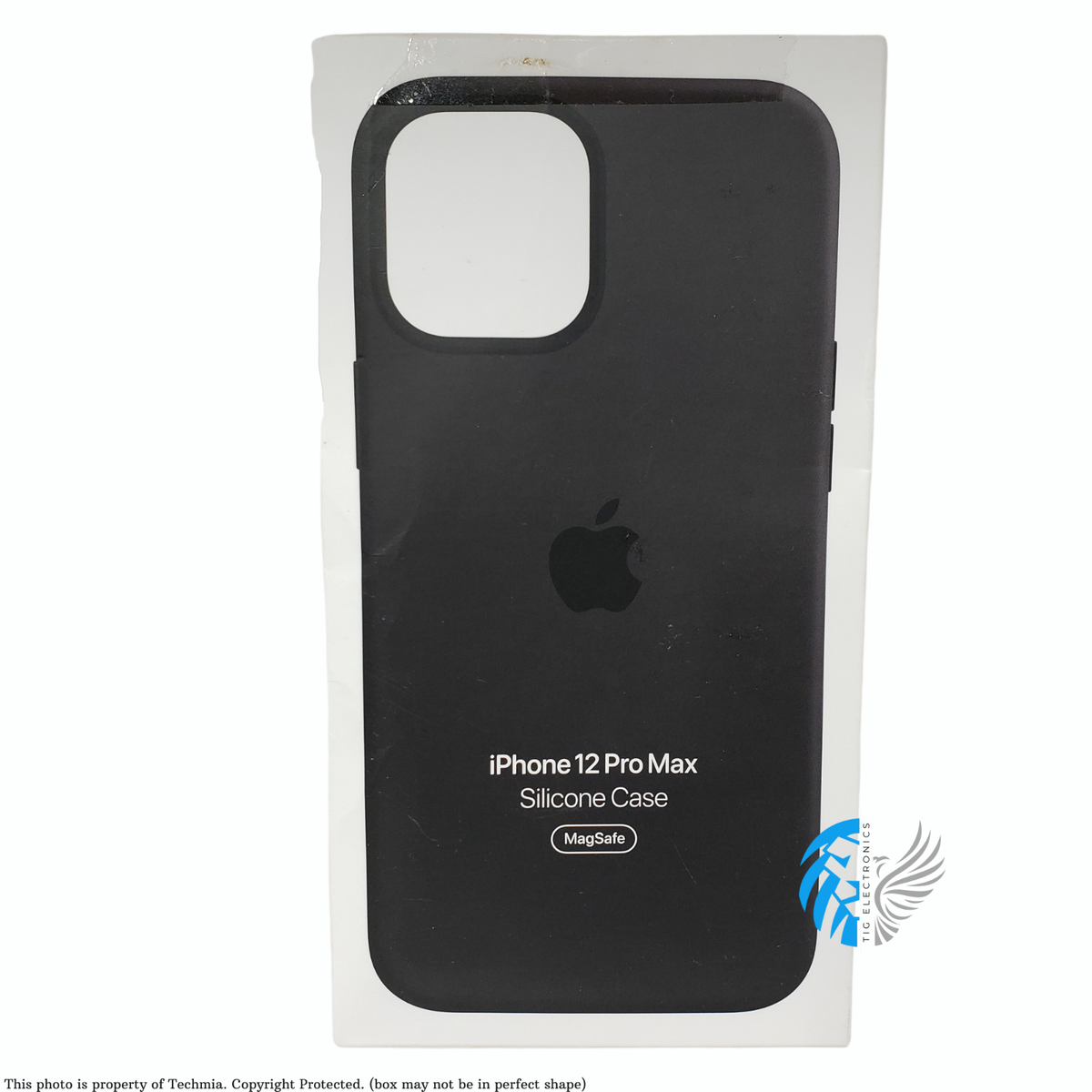 Apple iPhone 12 Pro Max Silicone Case with MagSafe - Black Apple iPhone 12 Pro Max Silicone Case with MagSafe - Black