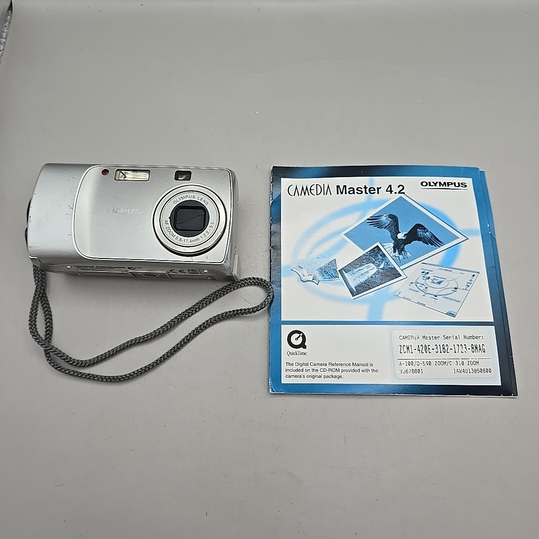 Olympus D-540 Zoom Digital Camera With Strap Camedia Master CD *Parts  Only