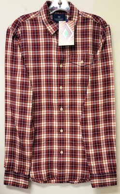 Scotch & Soda RED Regular Fit Check Shirt, US 2X-Large