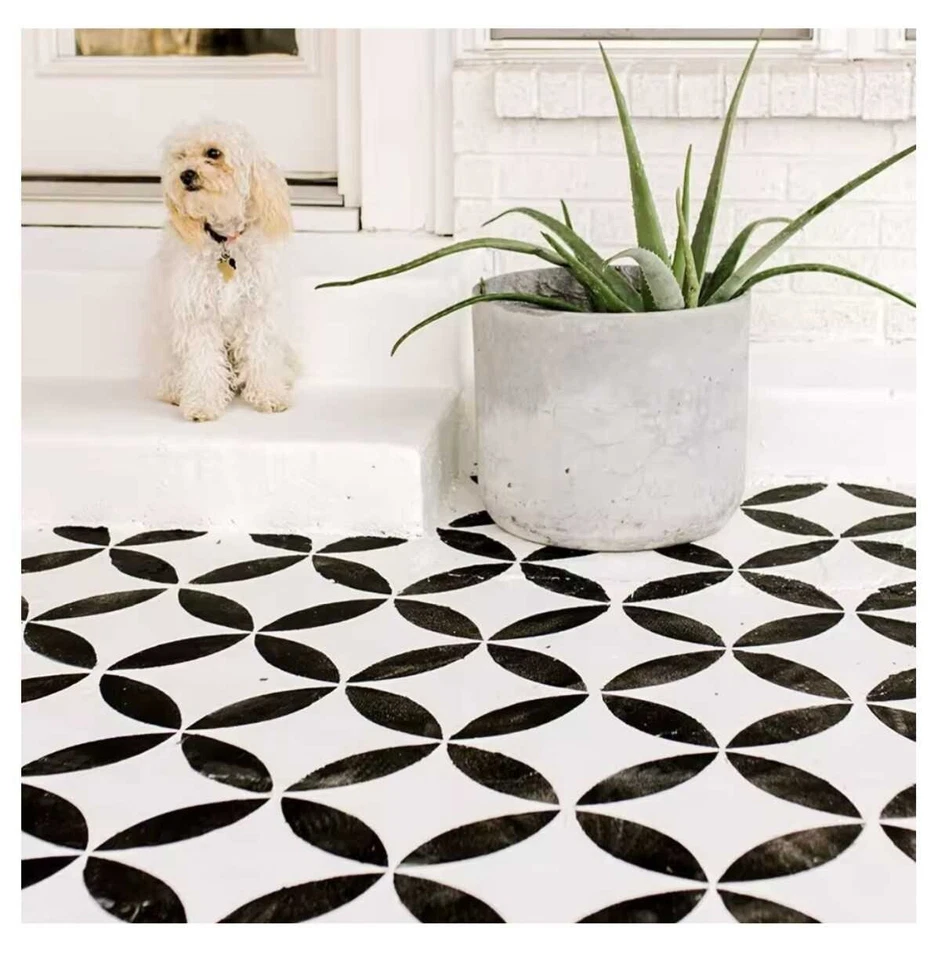 XXL Schablone für z. B. Betonplatten 30x30 cm Stern Wandschablone Nr. 260