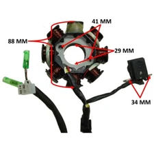 American Landmaster Trailwagon TW200, TW201, TW202,  Magneto Stator Coil Pack