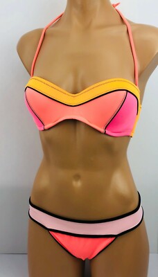 NEW Victoria's Secret Bikini Bandeau Neoprene Surf