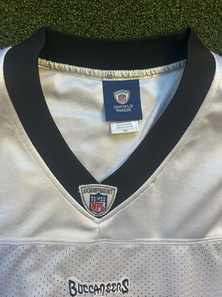 复古坦帕湾海盗队 Josh Freeman #5 锐步球衣 54 码白色 NFL — 第 4/4 张图片