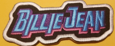 MICHAEL JACKSON BILLIE JEAN Embroidered Patch approx 2x4.5''