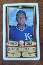 1983 PERMA-GRAPHICS CREDIT CARD GEORGE BRETT KANSAS CITY ROYALS A-1665