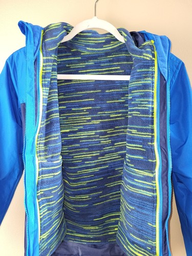 Eddie Bauer Kids Youth Boys Blue Lightweight 3 in 1 jacket size M 10/12 - Picture 10 of 12