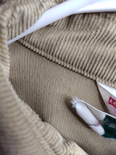 Camisa De Colección Levi's Panatela Manga Larga 4 Bolsillos Safari Pana Para Hombre Grande - Imagen 5 de 7