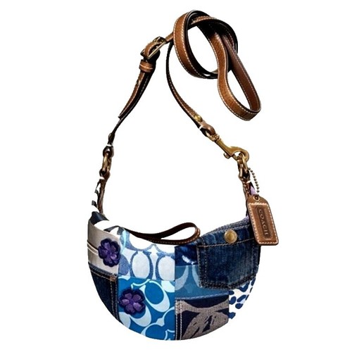 AUTHENTIC COACH Legacy Stripe Multi Crossbody Swing Bag Swingpack