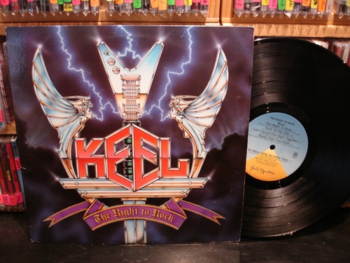 Keel – The Right To Rock ~ Vintage Glam Hair Metal LP - Picture 3 of 6