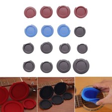 Blue Silicone Acoustic Guitar Sound Hole Cover for Better Sound Quality