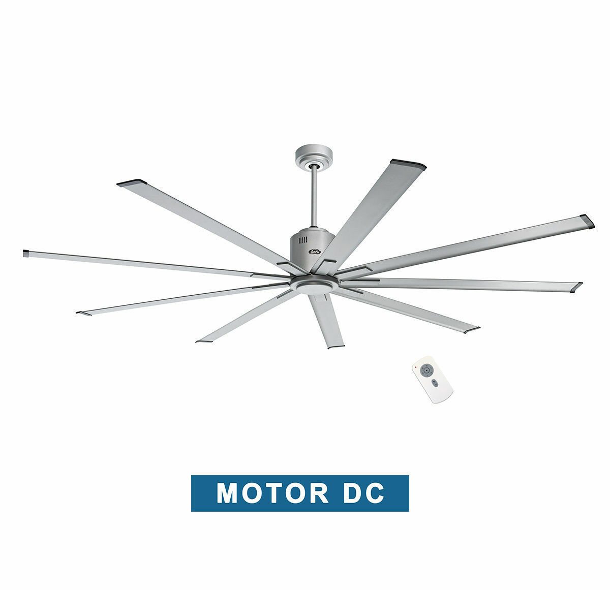 Ventilador de techo CasaFan 922012 BIG SMOOTH ECO plata titanio