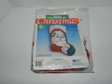 National Yarn Crafts 3D Needlry Christmas Present Santa Stocking Kit 3DS02