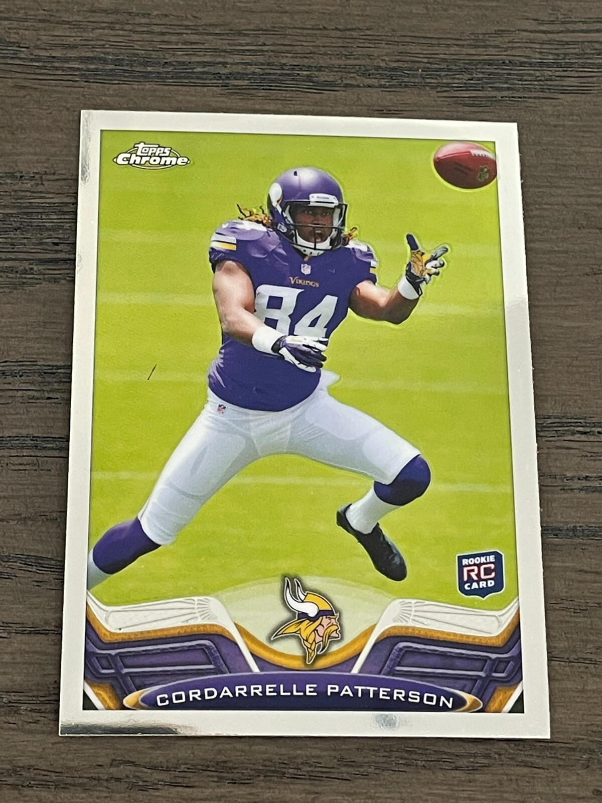2013 Topps Chrome Cordarrelle Patterson Rookie #19 Minnesota Vikings (A)