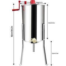 Dual Capacity Honey Extractor 4 8 Frames-Commercial Grade Stainless Steel Tank