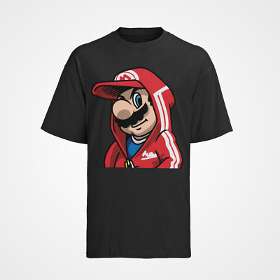 Super Mario Cool Yoshi Luigi Nintendo Game Spiele Pilz Comic Bio Herren T-Shirt