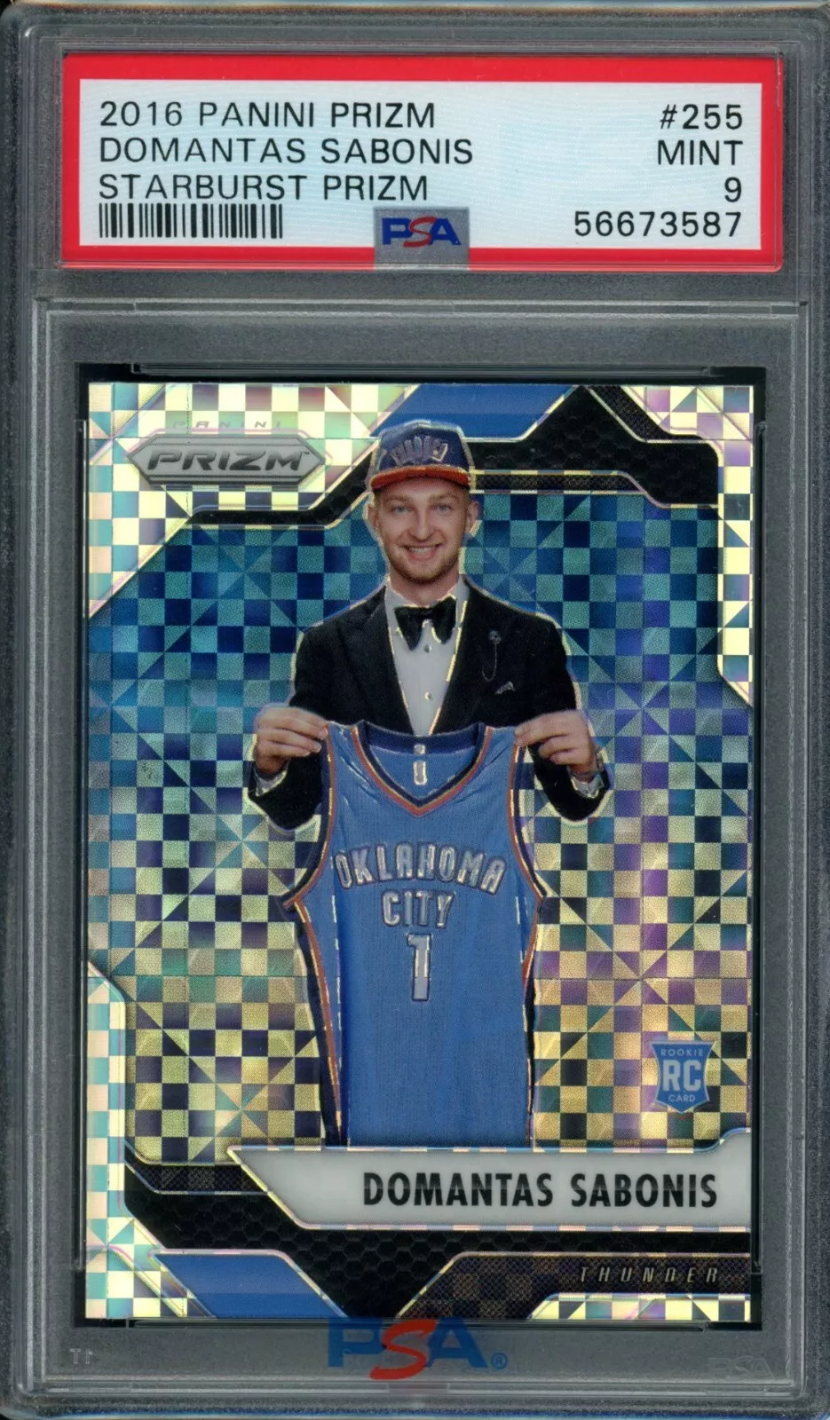 Domantas Sabonis trading card