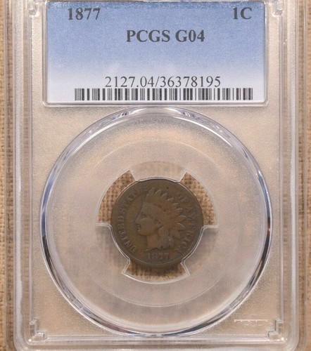 1877 Indian Head Cent PCGS G04 2127.04/36378195 Exquisite Coin Rare - Picture 8 of 11