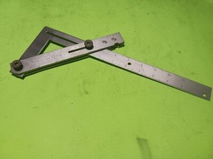 Vintage Mayes Carpenters No. B45 Squangle Combination Adjustable Square