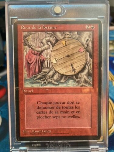 Wheel of Fortune FBB Vintage Legacy MTG MP - Foto 1 di 5