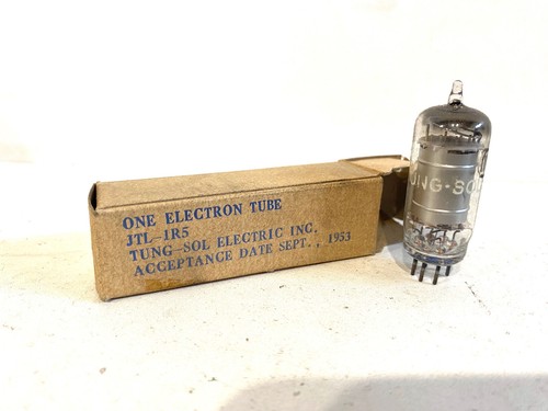 Ancien Lampe TSF Electron Tube tung sol US militaire post ww2 1953 JTL
