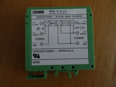 PHOENIX CONTACT MCR-C-I/I-04-E Trennverstärker 2781741