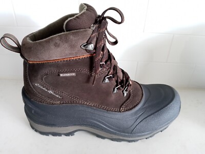 Eddie Bauer Weatheredge Waterproof Boots Men\'s Sz 8 200 G.Thermafill EUC‎ Eddie Bauer Weatheredge Men main image 3