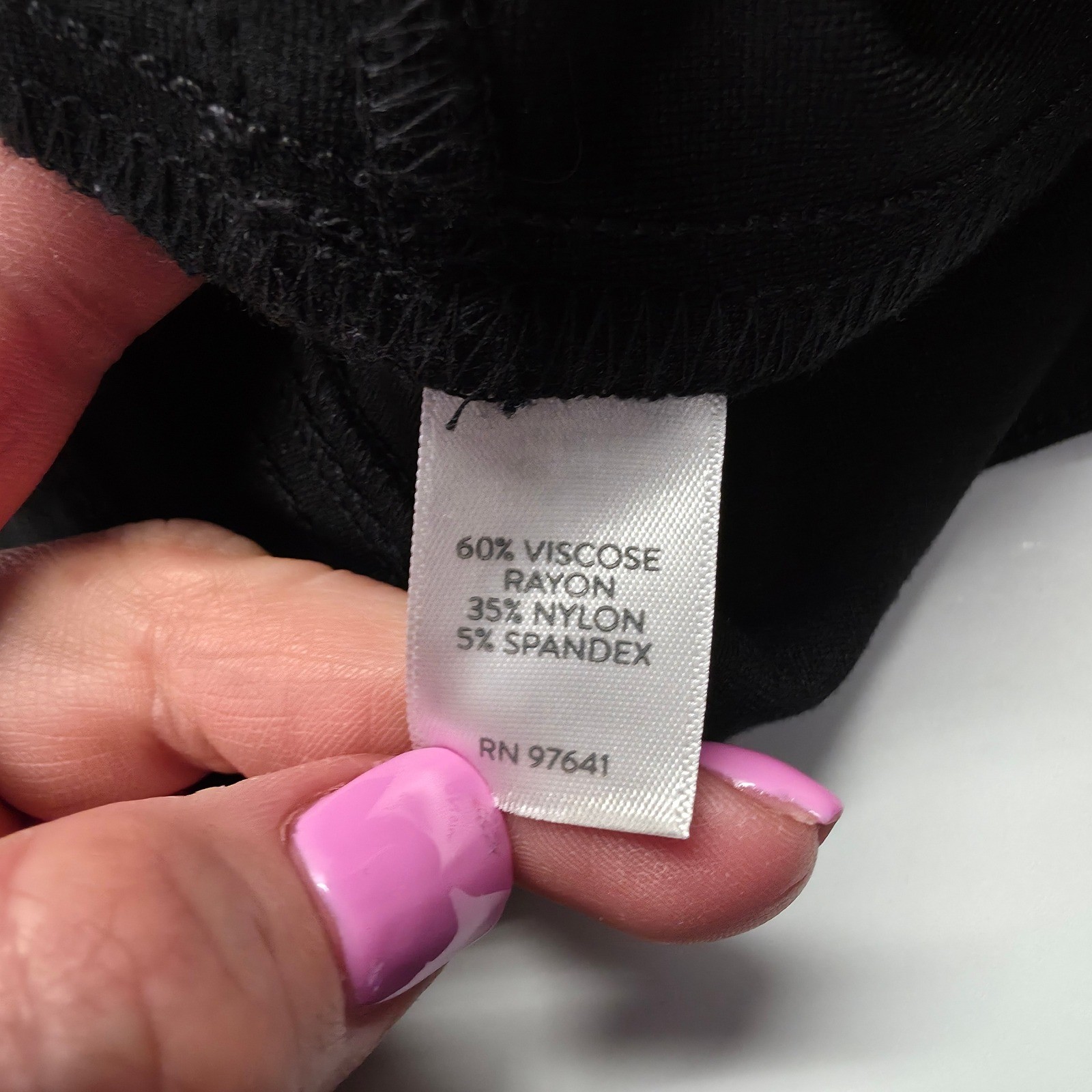 J Jill Ponte Pants Womens S Black Slim Leg Workwear Office Classic Old Money thumbnail 8