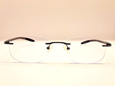 ZENNI OPTICAL 1386 Rimless/Matte Silver, Frame Only 52-17-140 16/G9