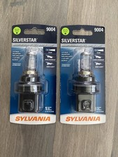 Sylvania 9004 Silverstar Halogen Headlight 2- Bulbs Brighter Downroad Whiter New Sylvania 9004 Silverstar Halogen Headlight 2- Bulbs Brighter Downroad Whiter New