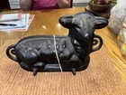Vintage 2 Piece Griswold Cast Iron Lamb Cake Mold 866 921 922 Easter Cake