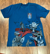 Red Bull Battle Grounds Street Fighter Tournament Mens T-Shirt X Large