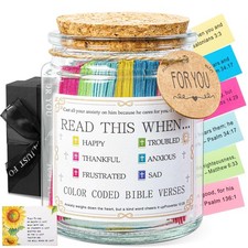 Bible Verse Jar, Read Me When Verses Jar For Daily Classic colors
